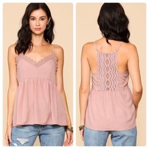 DUSTY PINK CAMI TOP